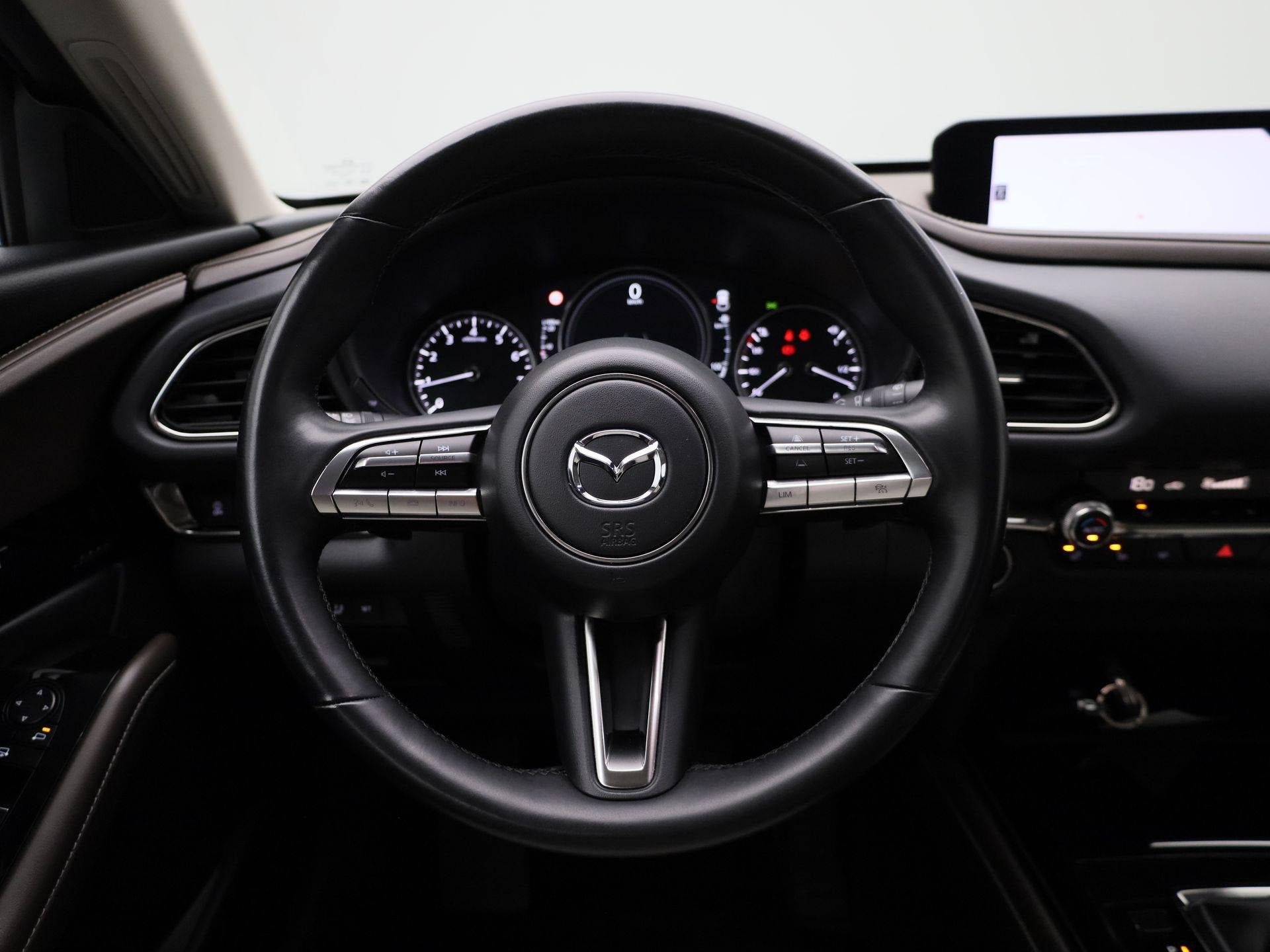 Mazda CX-30 2.0 e-SkyActiv-X M Hybrid Luxury | Automaat | sc, Auto's, Gebruikt, 600 kg, SUV of Terreinwagen, Zilver of Grijs