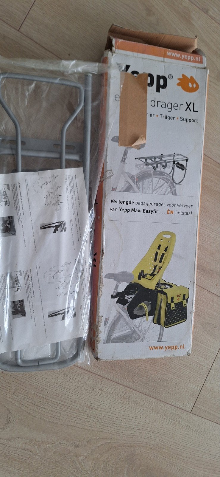 Yepp Drager XL - Verlengde bagagedrager, Ophalen, Nieuw