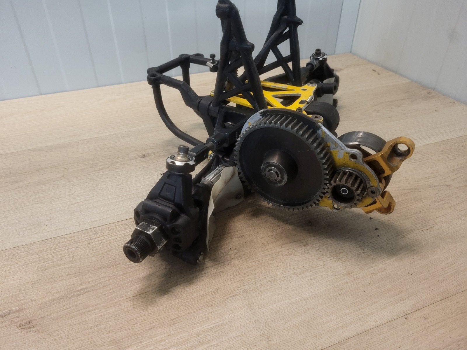 hpi baja complete achter aandrijving, Benzine, Ophalen of Verzenden, Zo goed als nieuw, Onderdeel