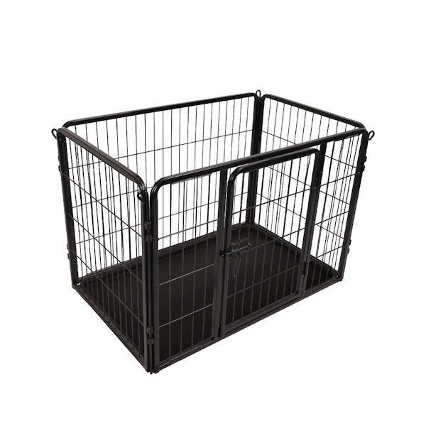 2x Binnenhok/bench voor huisdier (hond/konijn), Ophalen, Hondenkennel, 65 tot 100 cm, Zo goed als nieuw