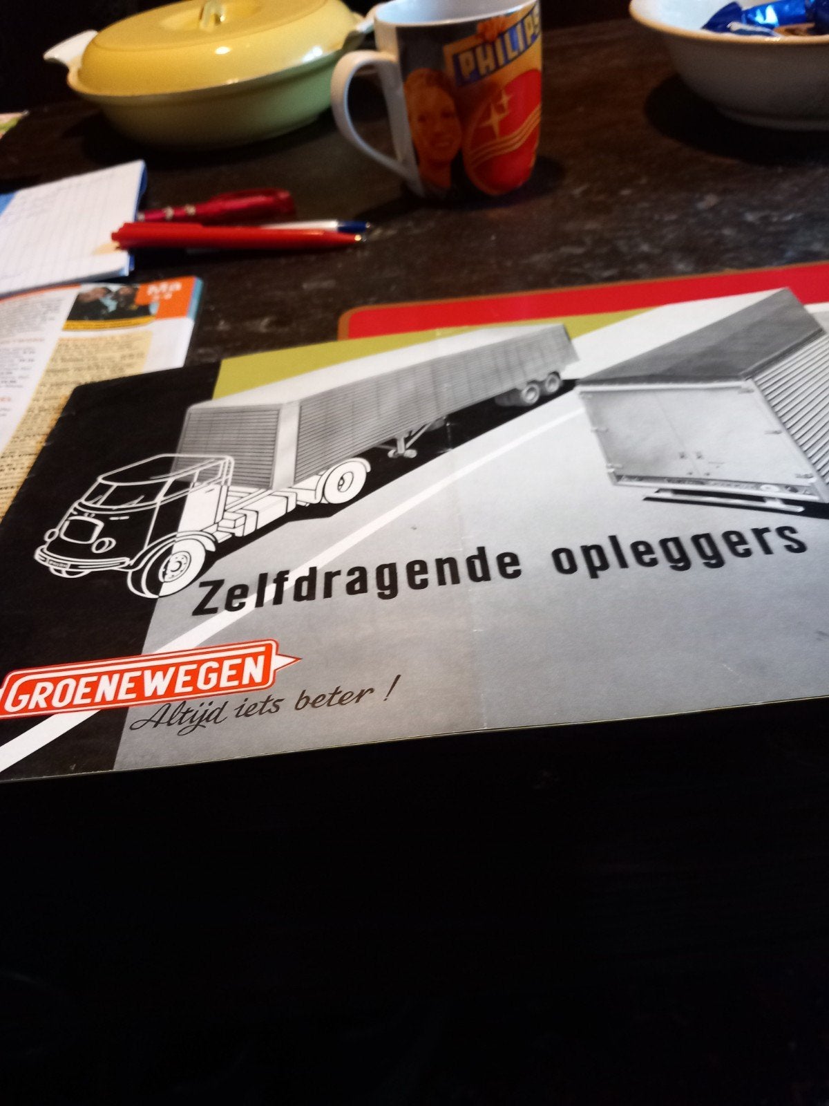hele mooie   oude  folder  Groenewegen opleggers jr 60, Ophalen of Verzenden, Overige typen