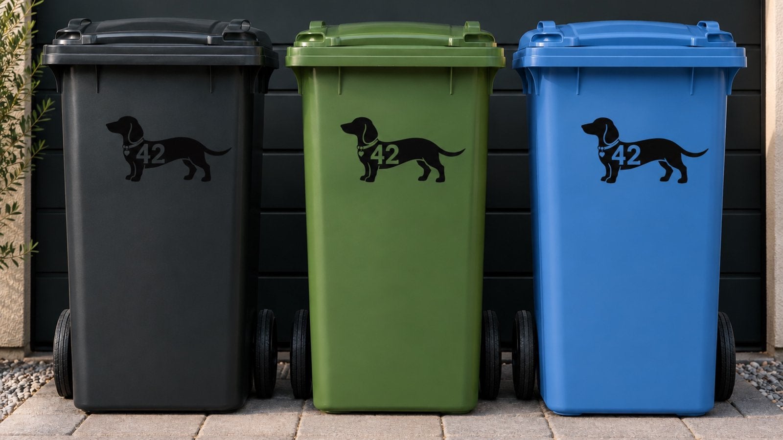 Kliko stickers met huisnummer hondenras / poezenras, Ophalen of Verzenden, Nieuw, Overige materialen