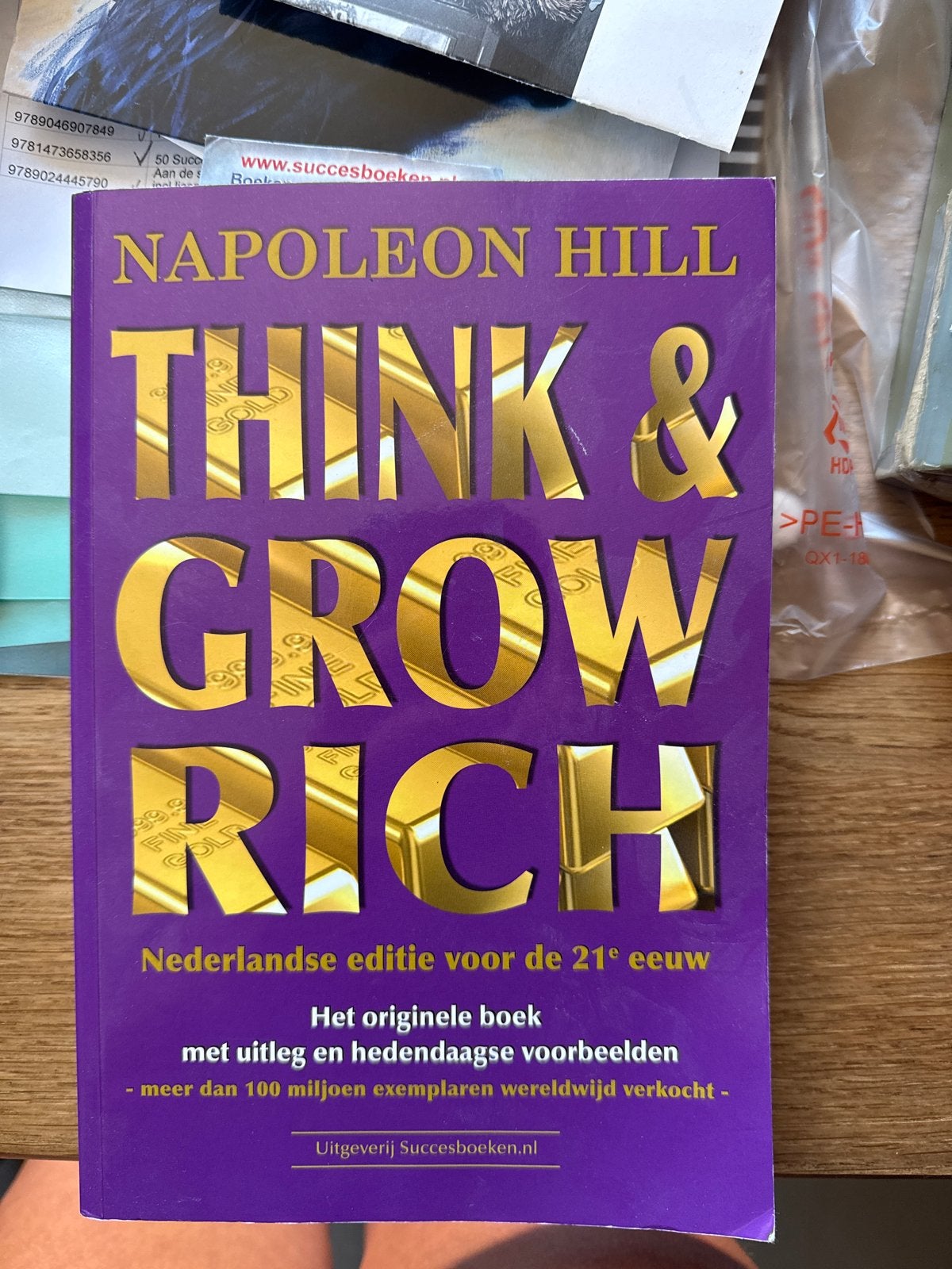Think & Grow Rich - Napoleon Hill (Nederlandse editie), Ophalen of Verzenden, Zo goed als nieuw, Nederland
