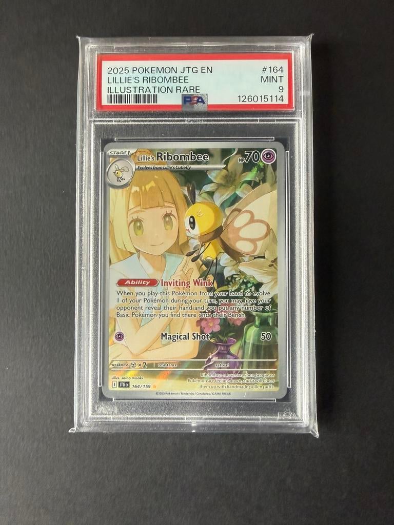 Lillie’s Ribombee | Journey Together - PSA 9, Ophalen of Verzenden, Zo goed als nieuw