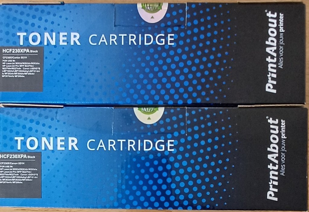 HP huismerk toner HCF230XPA en HFC230APA (3 stuks), Ophalen of Verzenden, Nieuw, Toner, PrintAbout