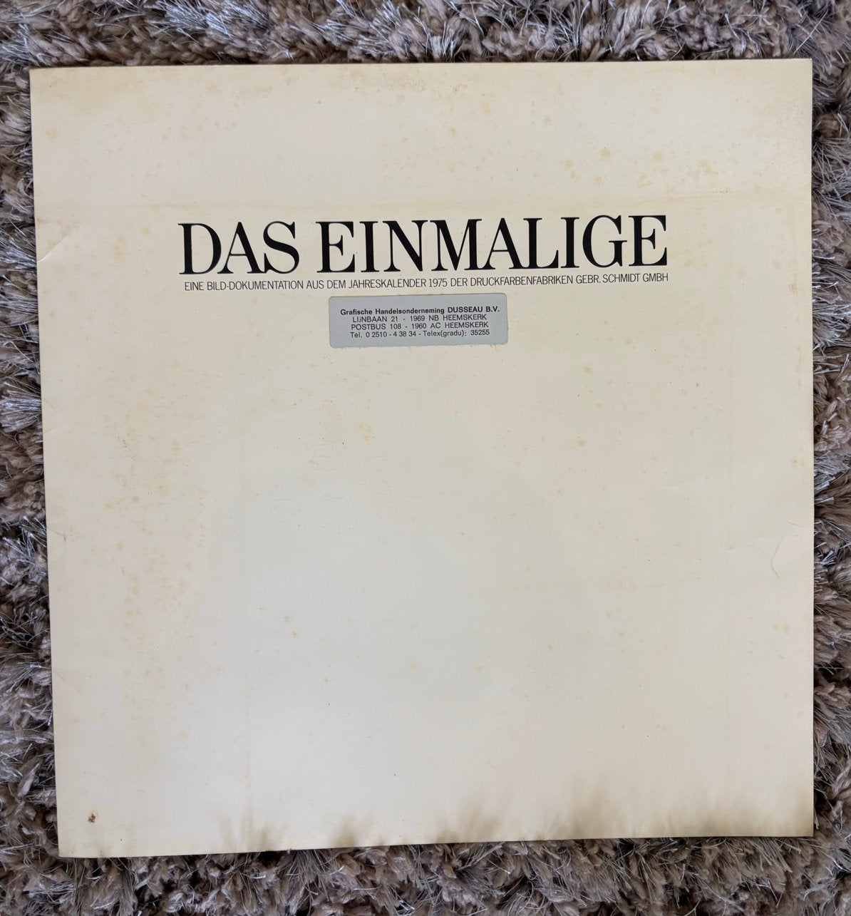 Das Einmalige - Set van 5 bloemstillevens reproducties, Ophalen, Reproductie, Print/reproductie