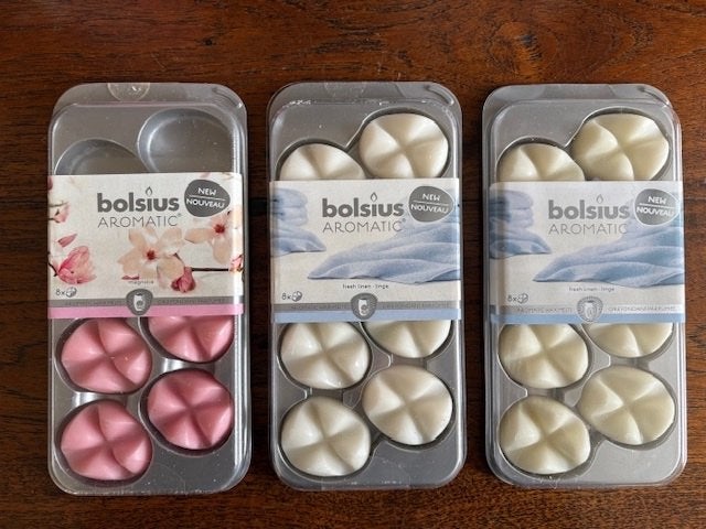 Bolsius aromatic wax melts (3 verpakkingen), Ophalen of Verzenden, Nieuw, Geurverspreider, Overige merken