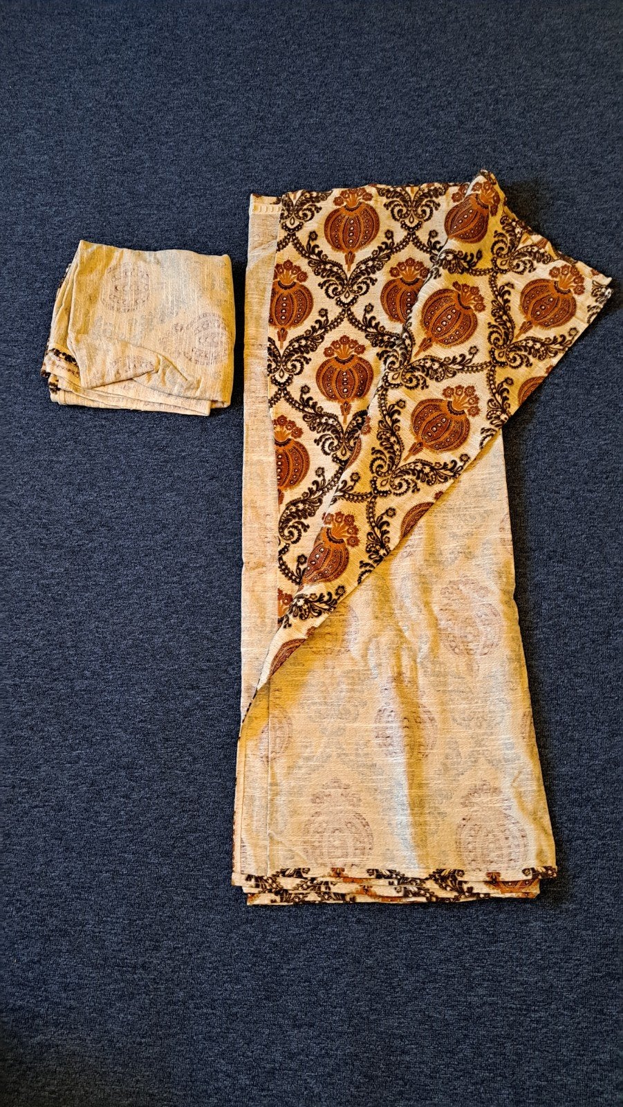 Ongeplooide gordijnen 330x120 & 220x120 cm, Verzenden, Gebruikt, Gordijn