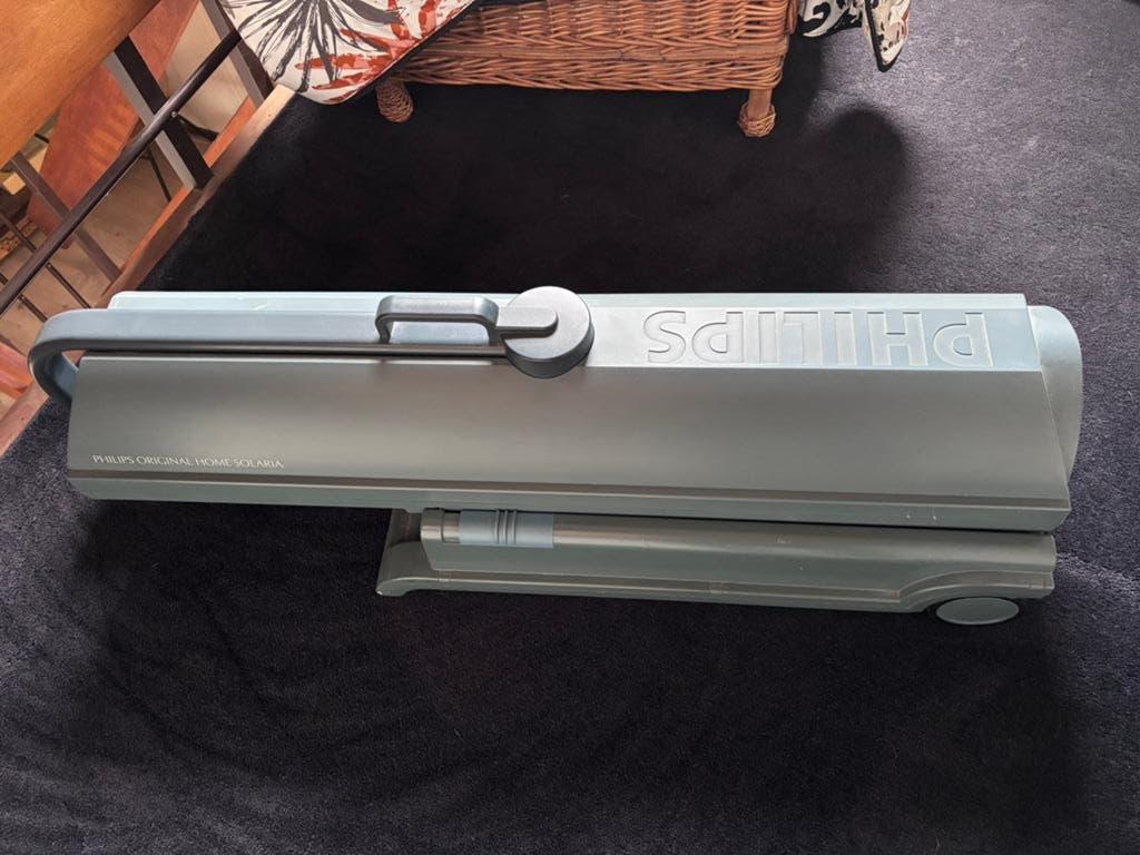 Philips HB 811 Zonnebank in goede staat, Ophalen, Gebruikt, Zonnebank enkelzijdig, Minder dan 10 lampen