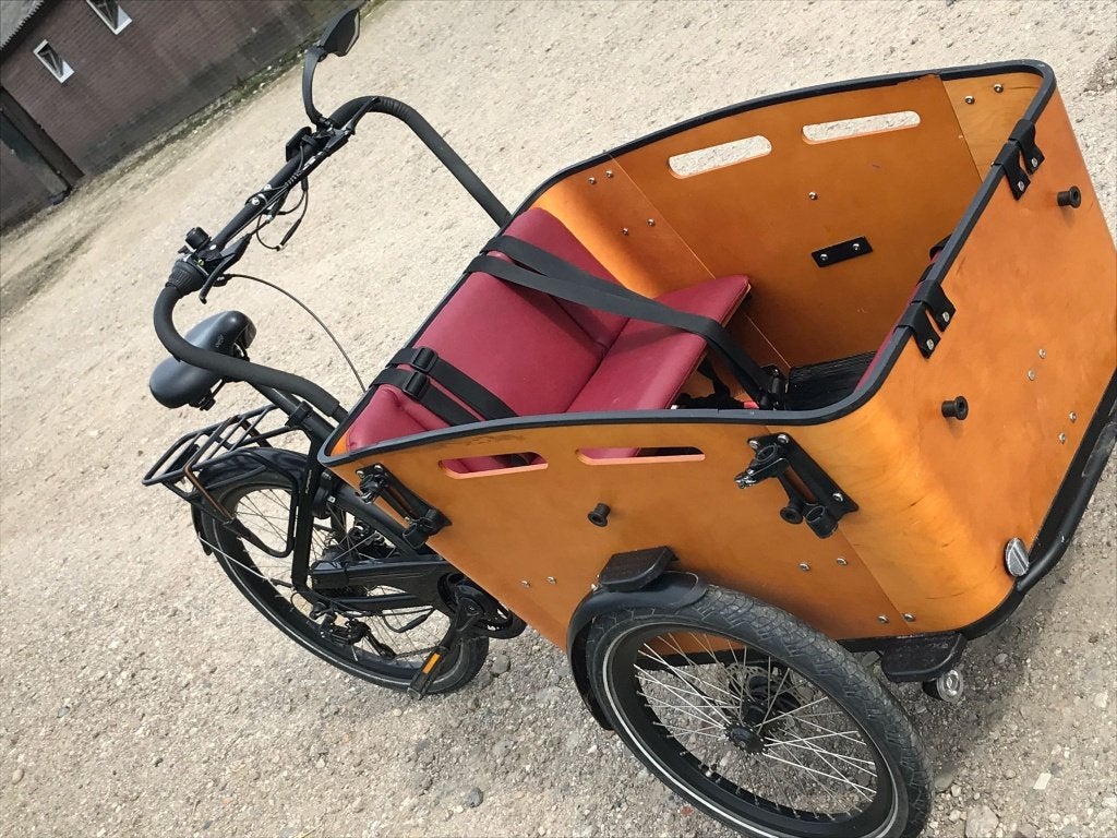 bakfiets, 4 kinderen of meer, Gebruikt, Huif, Ophalen