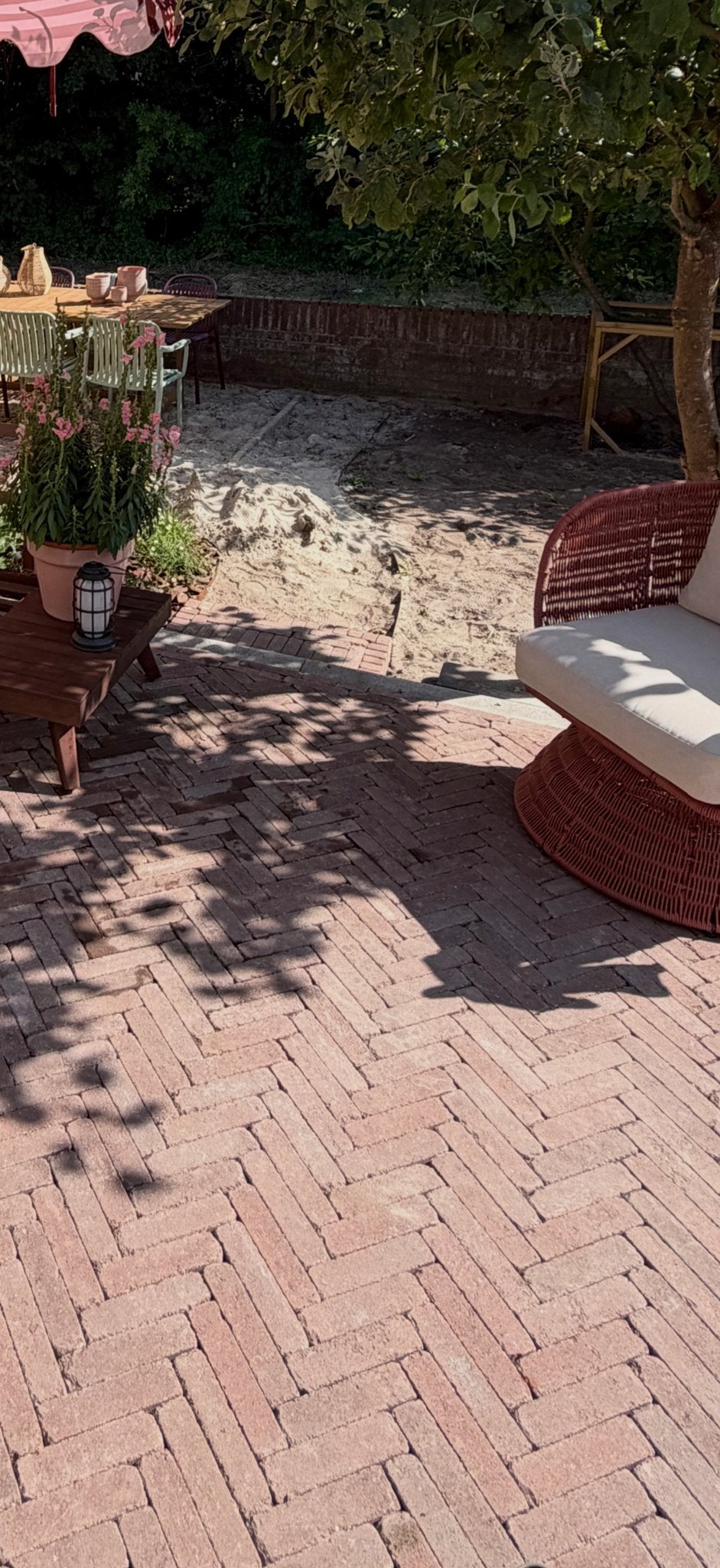 1 Pallet Nieuwe rood/paars beton klinkers waal formaat, Ophalen, Klinkers, Nieuw, 5 tot 10 m²
