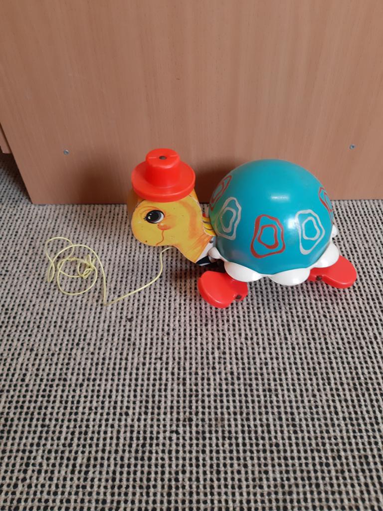 VINTAGE Fisher Price  schildpad nr 773 uit 1962, Ophalen of Verzenden, Zo goed als nieuw