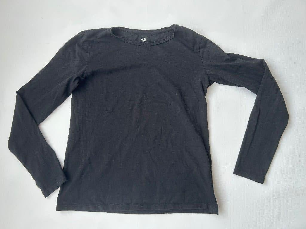 H&M zwarte longsleeve 158-164 in ~~nieuw~~ staat, Kinderen en Baby's, Kinderkleding | Maat 158, Verzenden, Zo goed als nieuw, Meisje