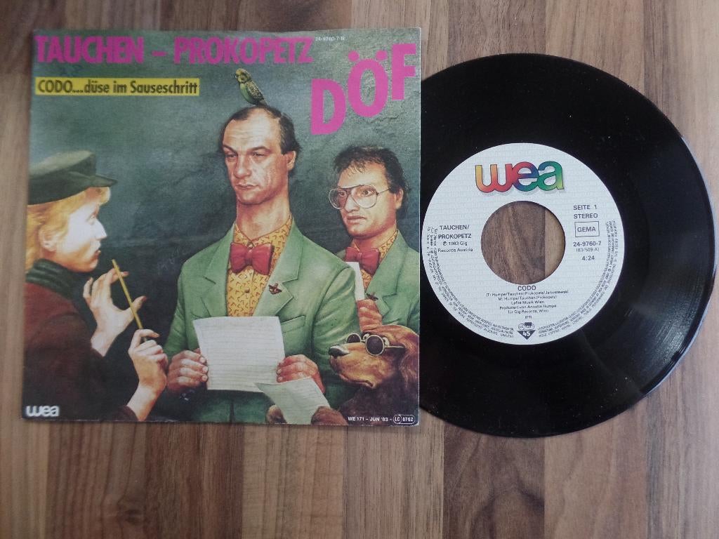 single Tauchen-Prokopetz - Codo...Düse Im Sauseschritt, Cd's en Dvd's, Vinyl Singles, Gebruikt, Single, Pop, 7 inch, Ophalen of Verzenden