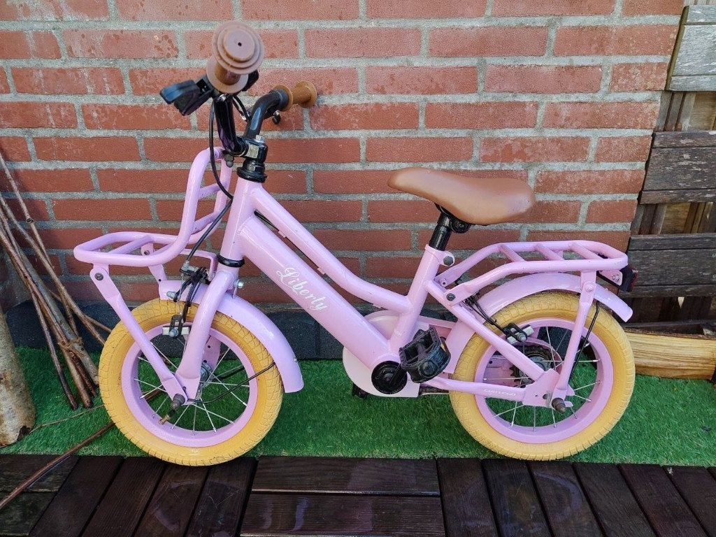 Cortego Liberty meisjesfiets 12 inch - 2 tot 4 jaar, Fietsen en Brommers, Fietsen | Meisjes, Ophalen, Terugtraprem, Gebruikt, 14 inch of minder