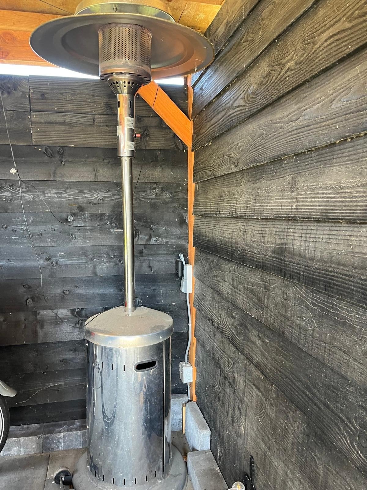 Terrasverwarmer op gas - Gebruikt, Ophalen of Verzenden, Gebruikt, Gas, Vloer