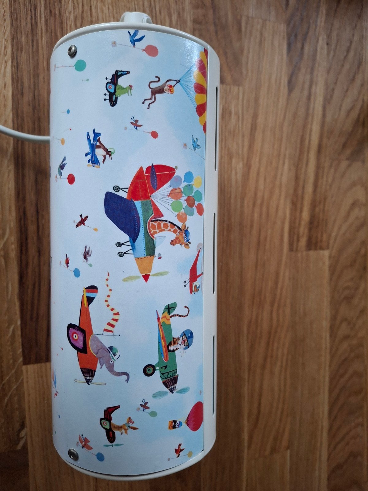 Grootzus bedlampje met vrolijke dieren en vliegtuigen, Kinderen en Baby's, Kinderkamer | Inrichting en Decoratie, Overige merken