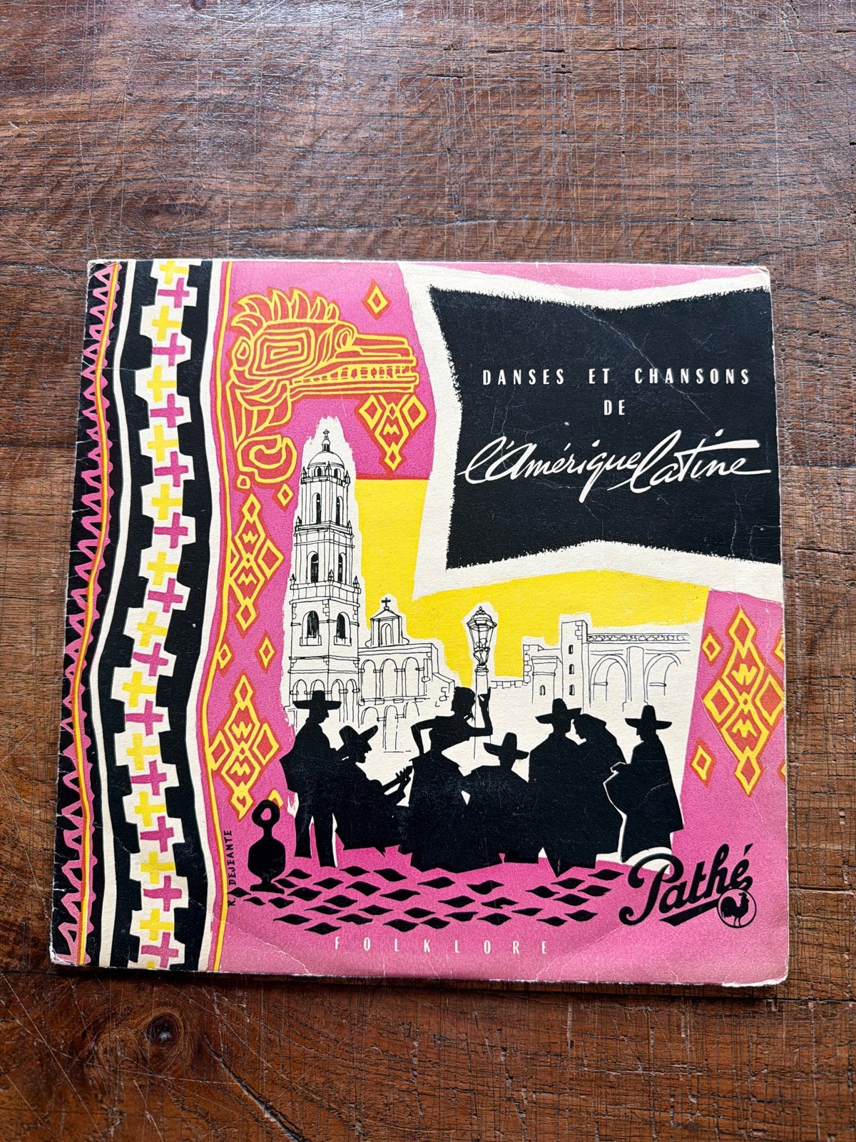Danses et Chansons d'Amérique Latine - Pathé LP, LP, Gebruikt, Ophalen of Verzenden, Latijns-Amerikaans