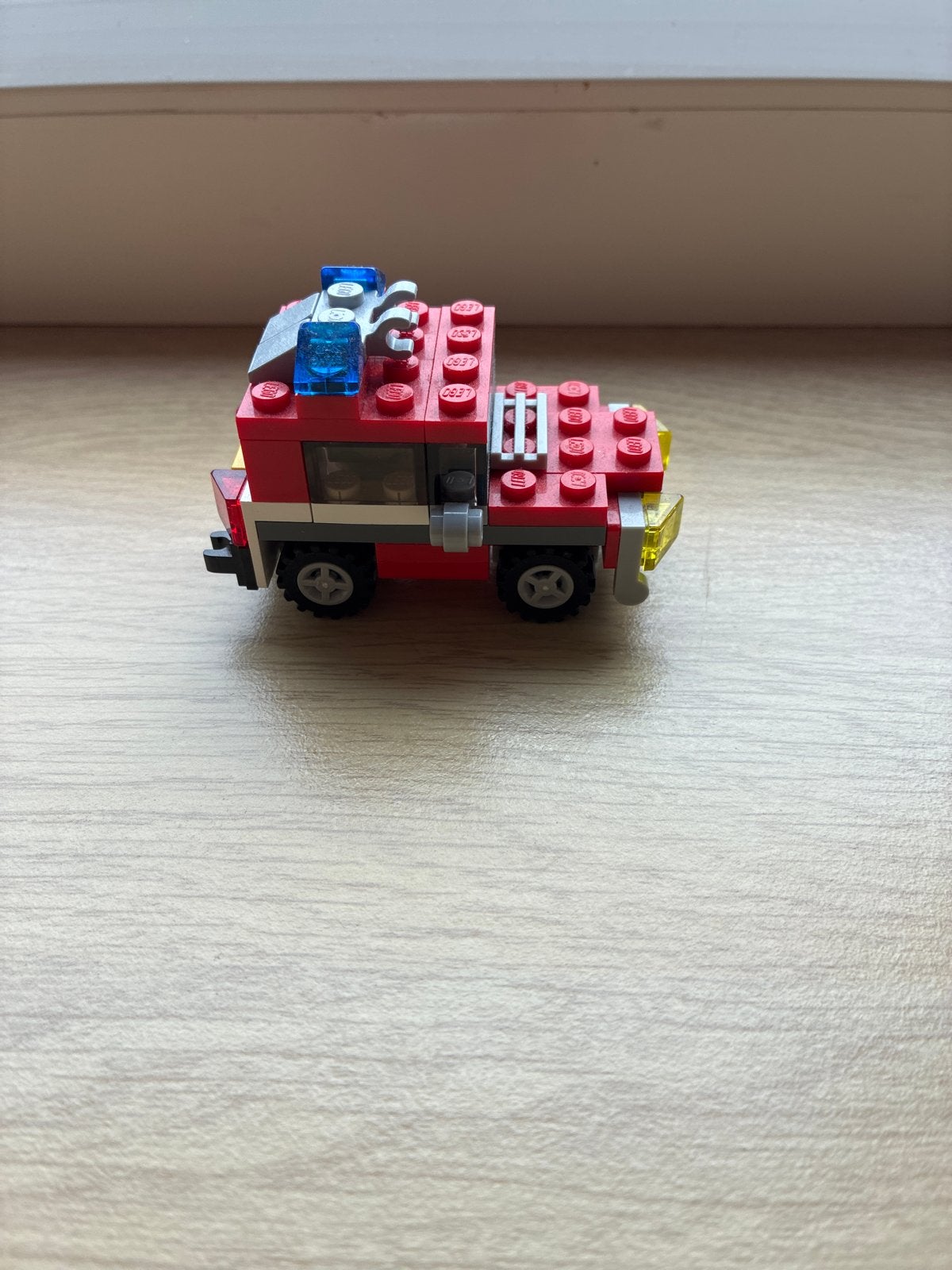 Lego brandweerwagen - MOC (eigen creatie), City, MOC (eigen creatie), Lego, Ophalen of Verzenden