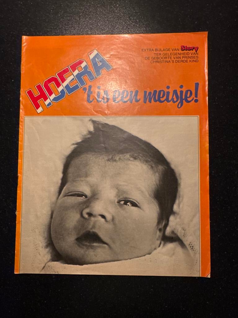 Hoera 't is een meisje! Extra bijlage Story Prinses Christin, Verzenden, Gelezen, Gossip of Showbizz