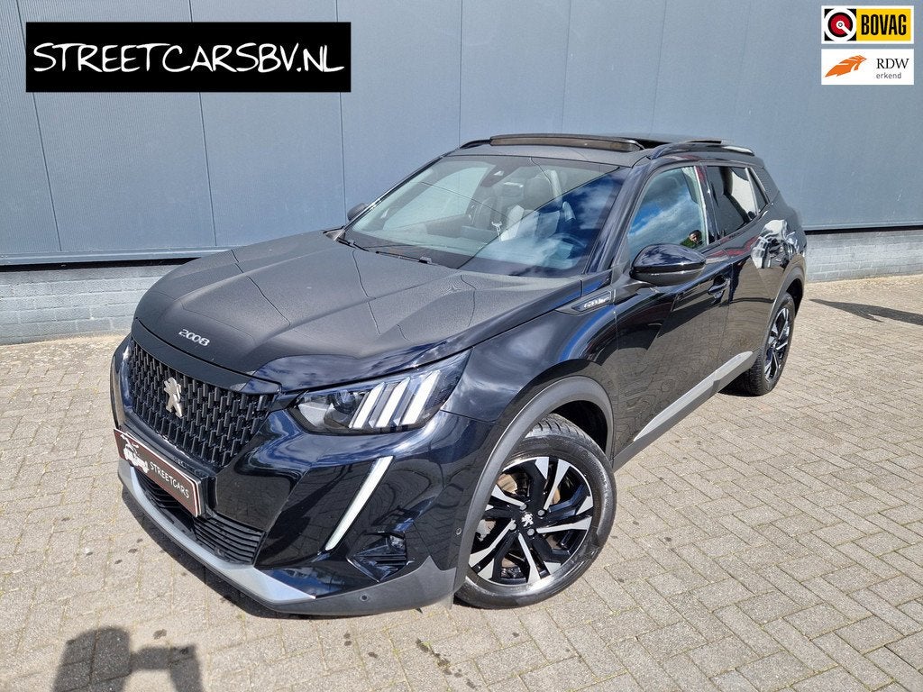 Peugeot 2008 1.5 BlueHDi AUT GT Line 130PK /I cockpit /Pano, 12 maanden, Gebruikt, Zwart, 4 cilinders