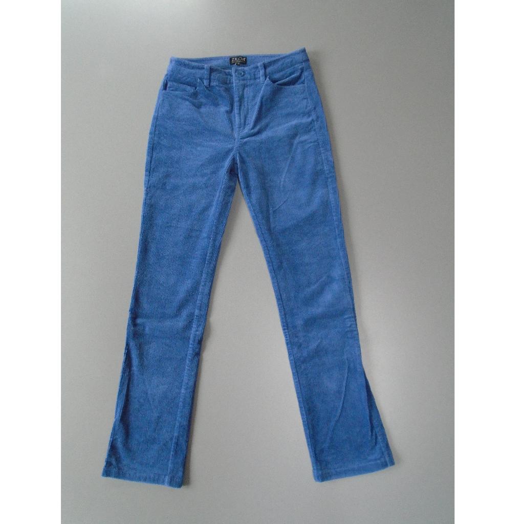 Zilch blauwe ribbroek XS/34, Zo goed als nieuw, Maat 34 (XS) of kleiner, Lang, Zilch