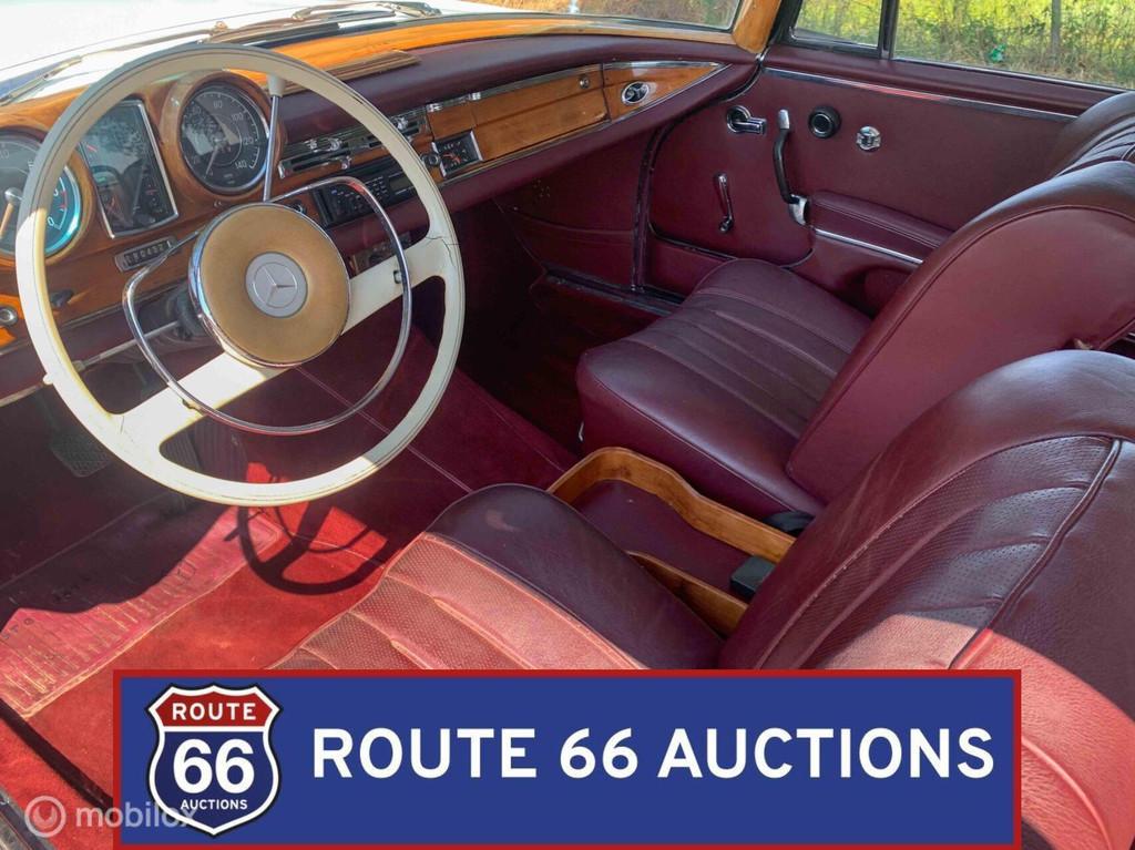 Mercedes-Benz 220 SE Coupe | 1963 | Route 66 Auctions, Auto's, Overige carrosserieën, Zwart, Mercedes-Benz, Bedrijf