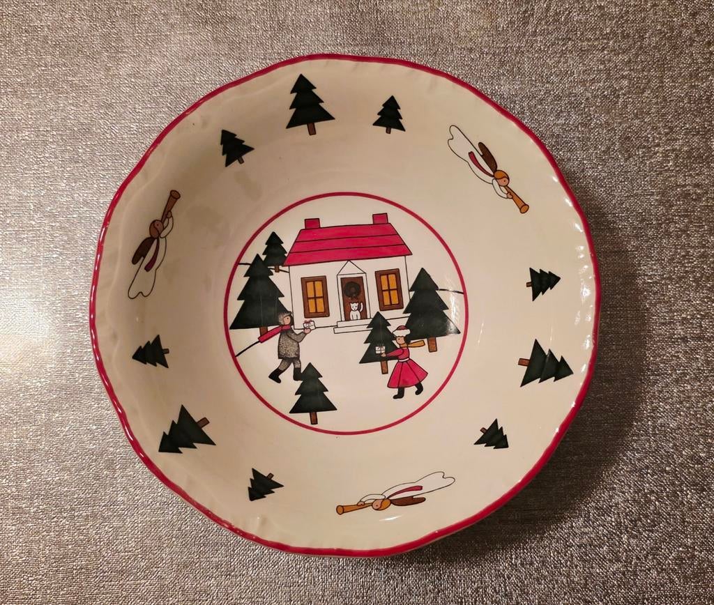Mason's Christmas Village 1983 Schaal Ø15 cm, Antiek en Kunst, Ophalen of Verzenden
