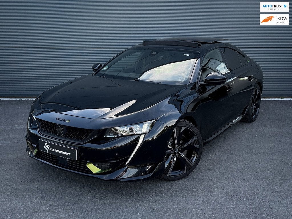 Peugeot 508 1.6 Hybrid PSE, Pano, Massage, Nightvision, ACC,, Automaat, 745 kg, Gebruikt, 4 cilinders
