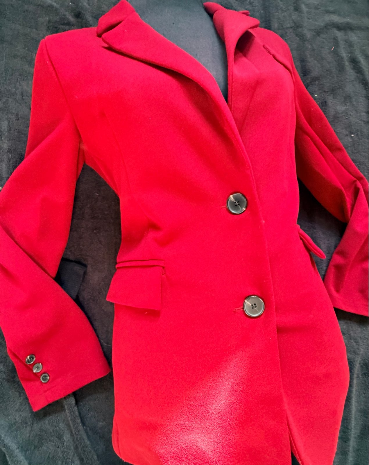 Rood jasje van Guts & Gusto, maat M. Oversized. Hip + Mooi., Maat 46/48 (XL) of groter, Ophalen of Verzenden, Zo goed als nieuw