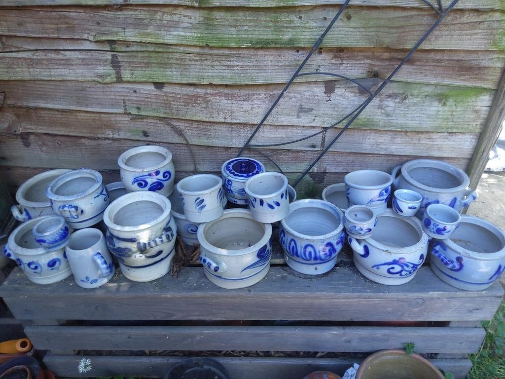 Keulse potten, ruim 20 stuks, Antiek en Kunst, Ophalen