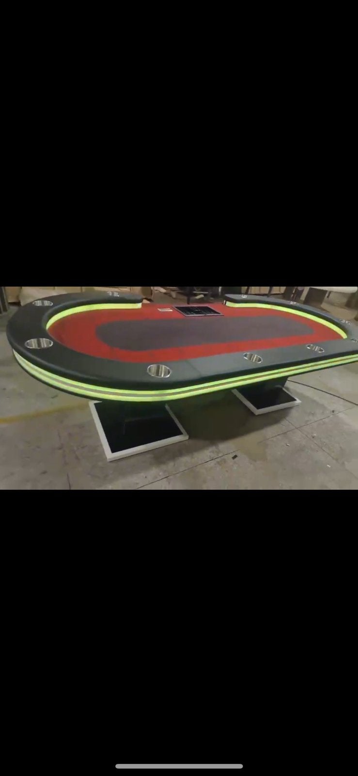 Pokertafel net led licht, Ophalen, Nieuw