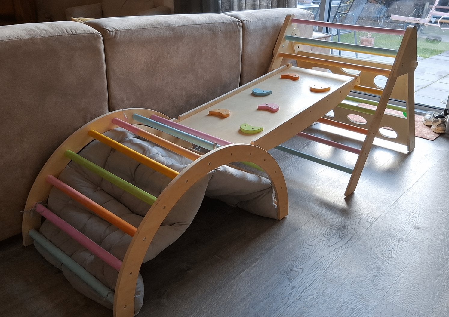 Montessori Klimrek - Perfecte staat, Ophalen, Zo goed als nieuw, Klimwand