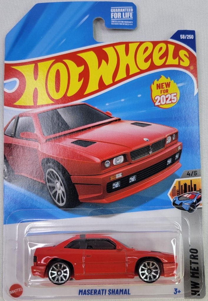 2025 Hot Wheels Maserati Shamal USA, Ophalen of Verzenden, Nieuw