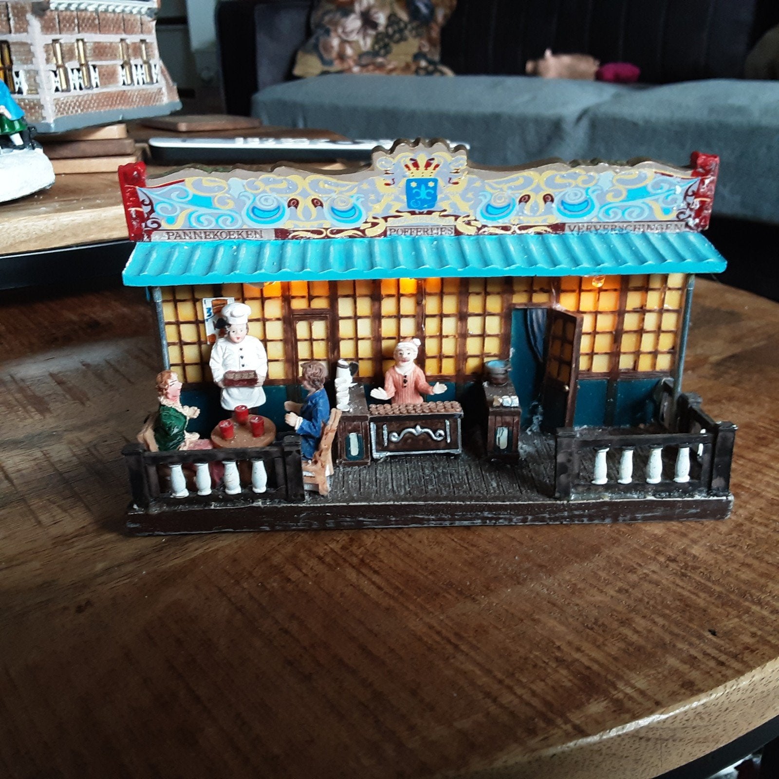 kerstdorp kraam, Ophalen of Verzenden