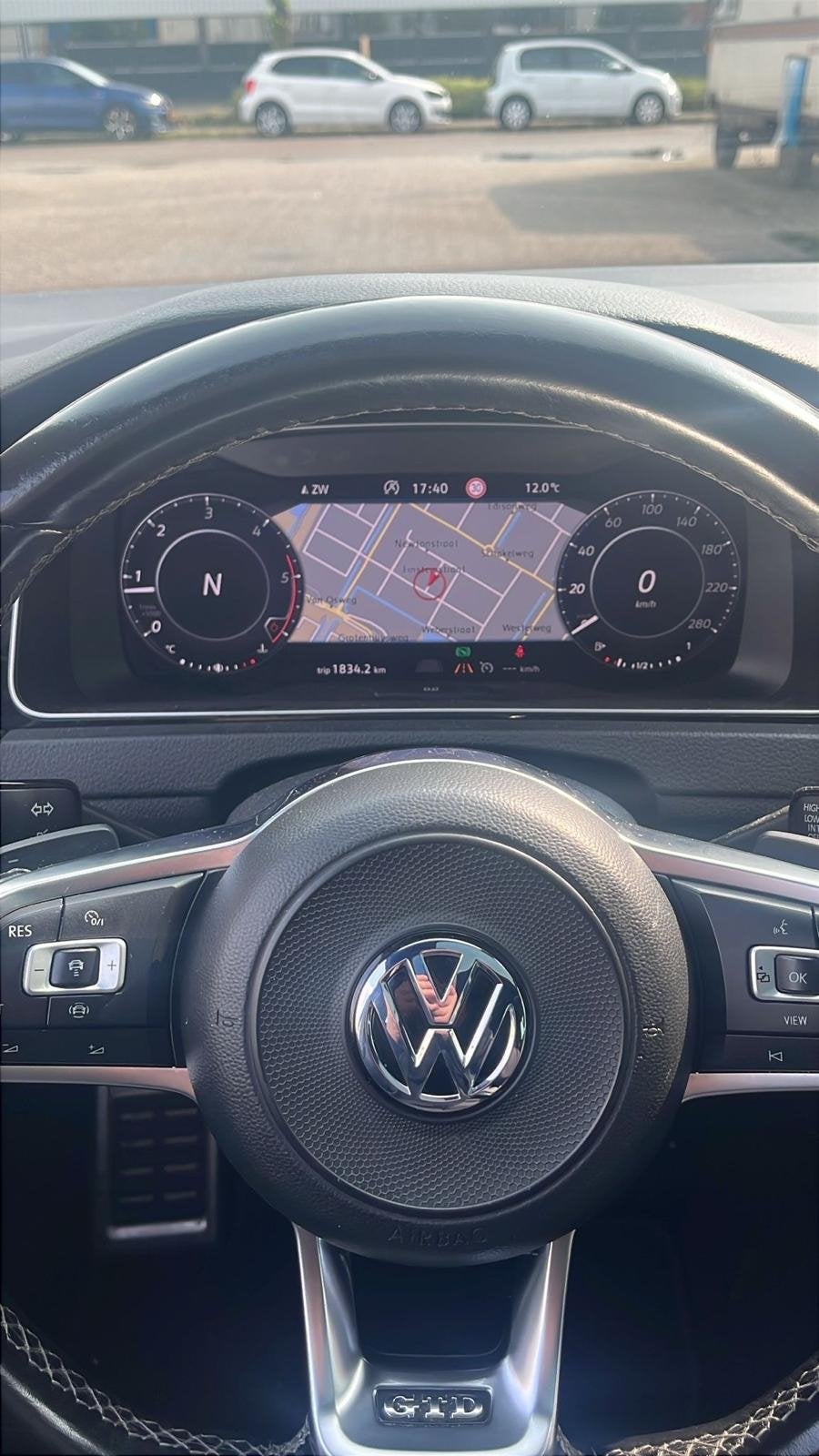 Volkswagen Golf 2.0 TDI 184pk 5D DSG 2019 Grijs, Auto's, Volkswagen, 730 kg, 4 cilinders, 1375 kg, Diesel