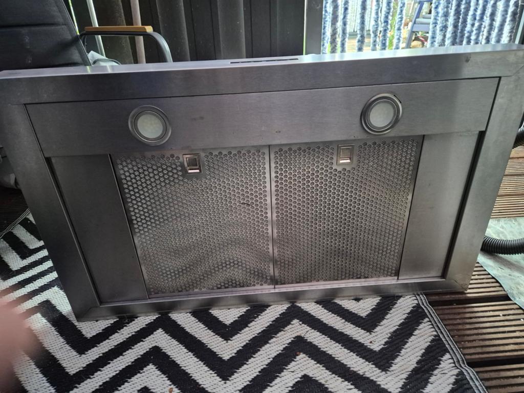ATAG WS9211IM Inbouw Afzuigkap - RVS, Ophalen, Gebruikt, Onderbouw afzuigkap, Inbouw