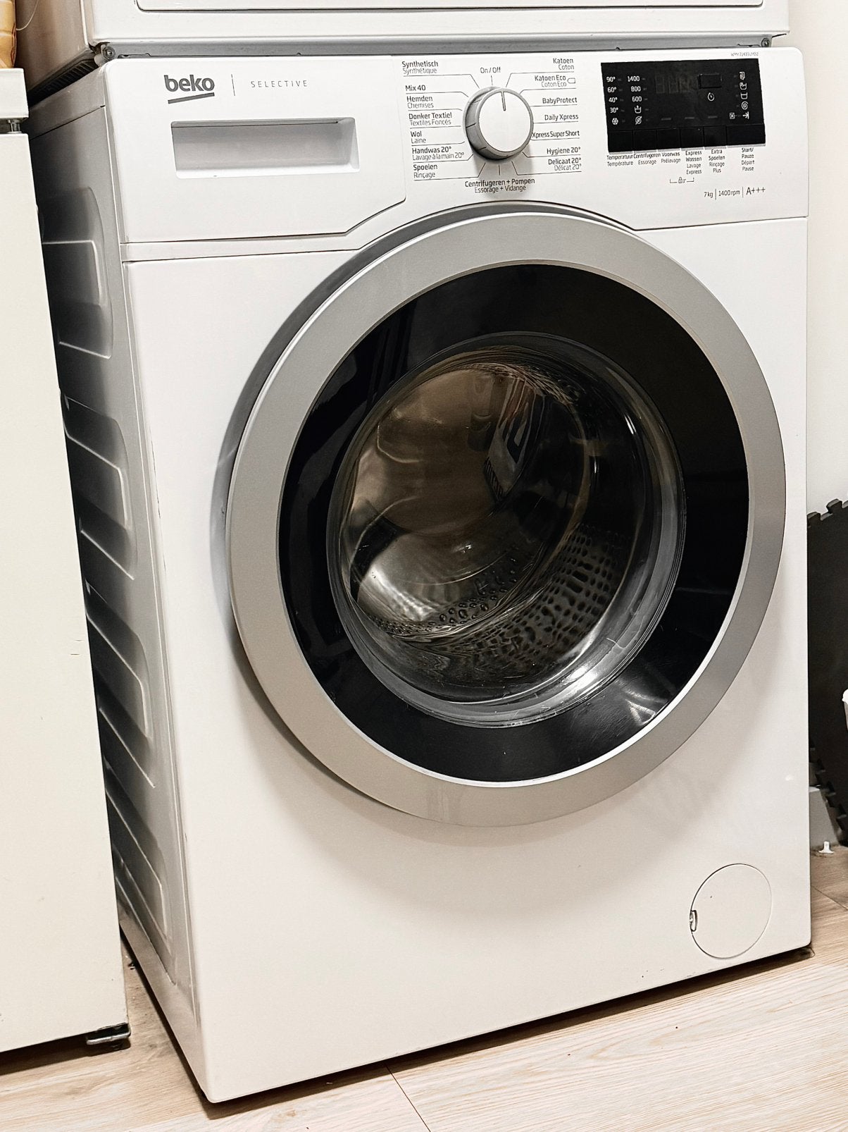 Beko Selective Wasmachine (DEFECT), Witgoed en Apparatuur, Wasmachines, Ophalen, Wolwasprogramma, Zo goed als nieuw, Voorlader