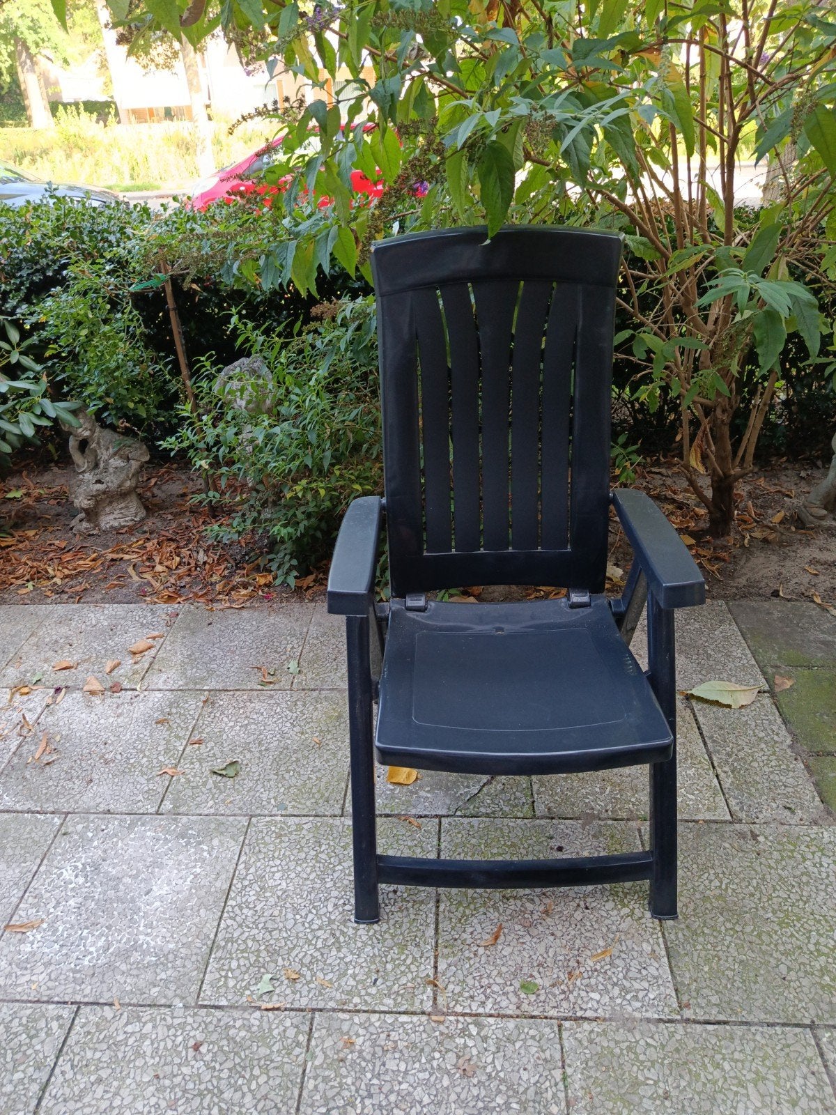 verstelbare tuinstoelen van kunststof, Tuin en Terras, Ophalen, Gebruikt, Kunststof, Verstelbaar