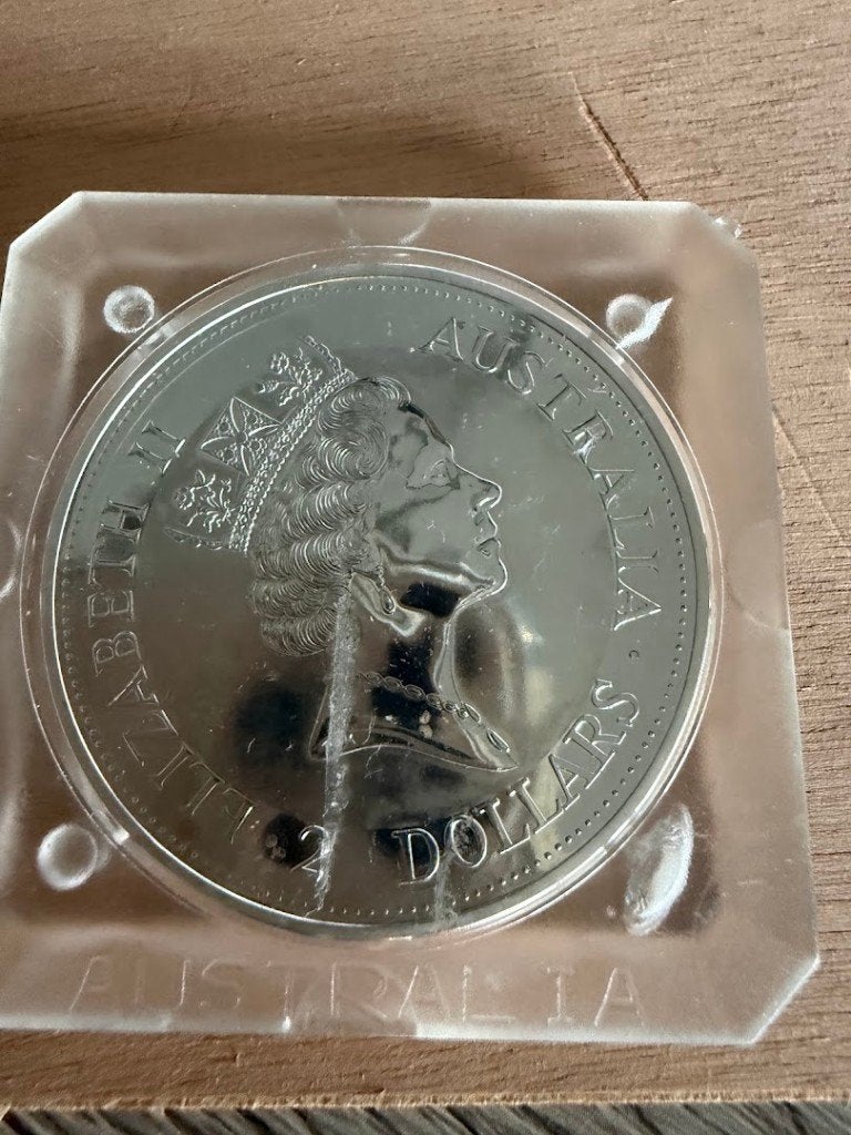 Kookaburra 2 oz 1992, Verzenden, Zilver