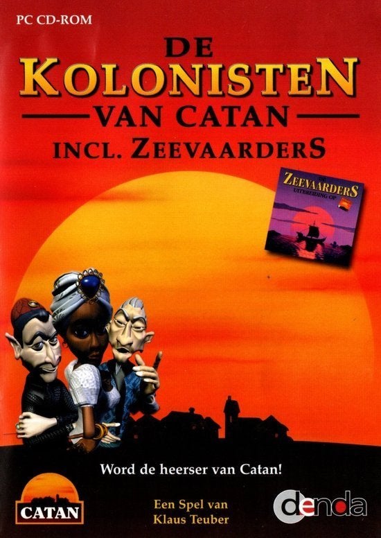 PC CD-ROM De Kolonisten Van Catan + Zeevaarders, Avontuur en Actie, Gebruikt, 1 speler, Eén computer