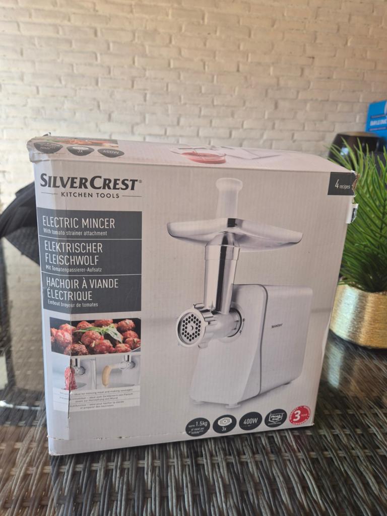 Sivercrest vleesmolen elektrisch, Ophalen of Verzenden