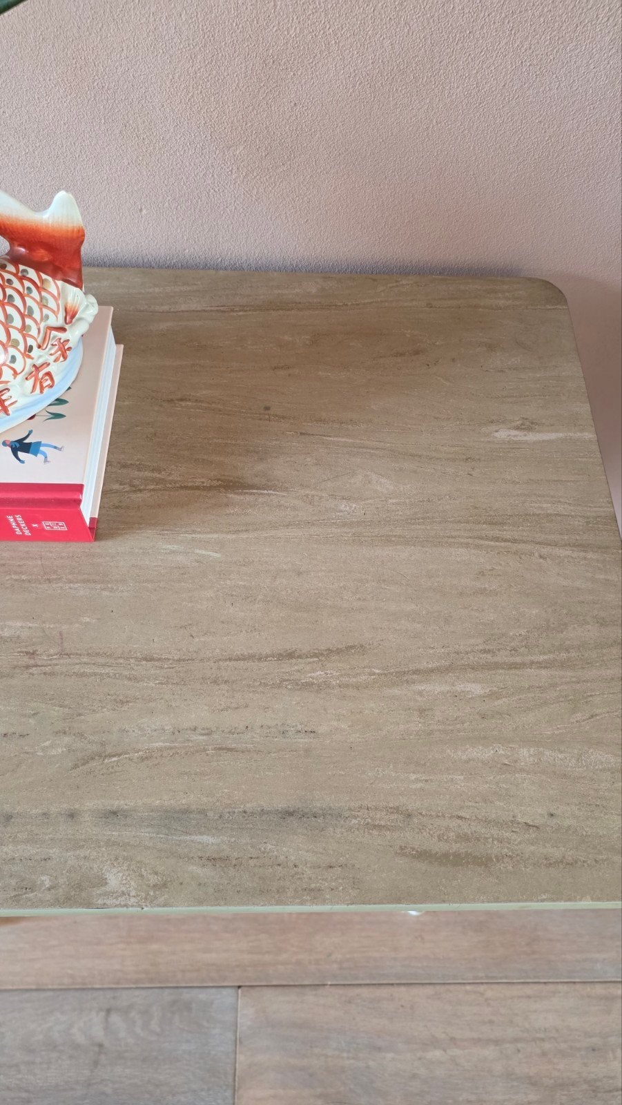 Vintage school tafeltje, bureautje, kinder tafel, bureau, Gebruikt, 60 cm, Hout, Vintage