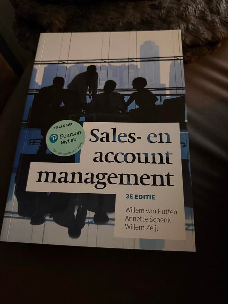 Sales- en account management 3e editie, Ophalen of Verzenden, Zo goed als nieuw, Economie en Marketing
