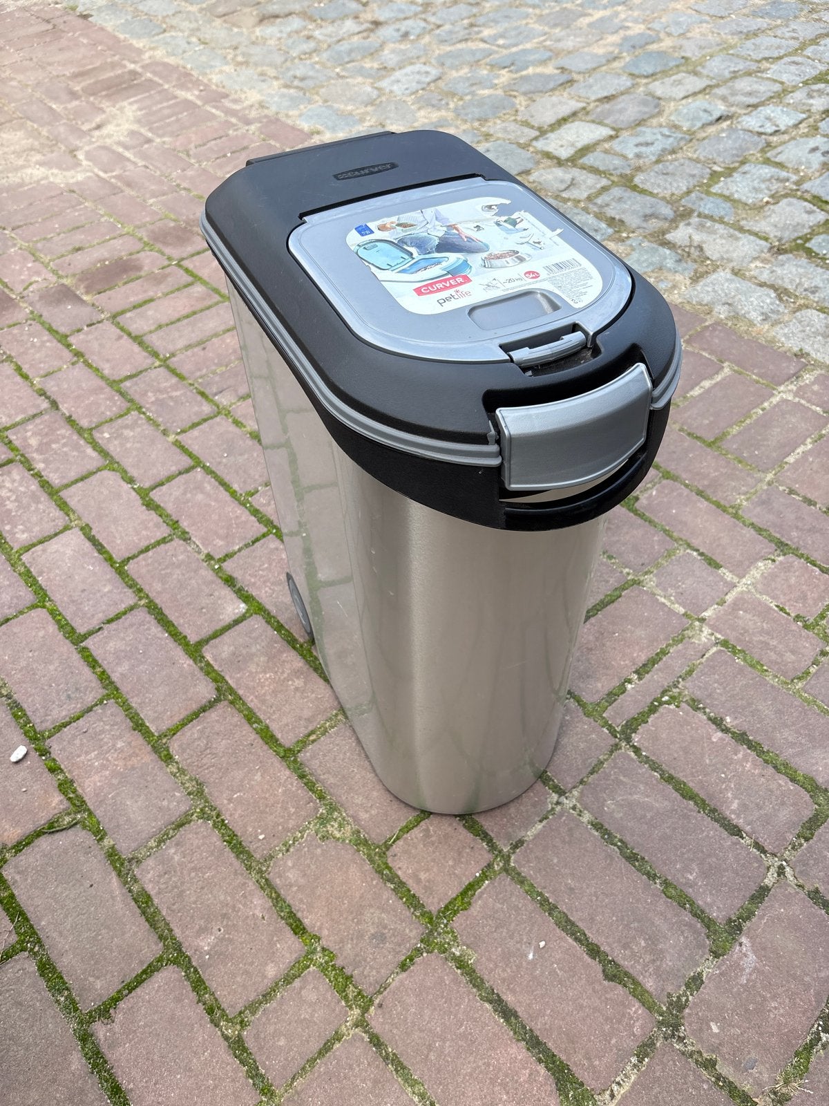 Bewaarbak voor voer Curver 54 liter, Ophalen, Gebruikt