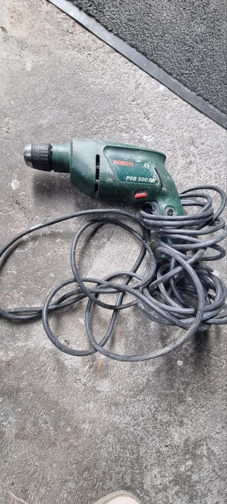 Bosch boormachine PSB 500RE, Doe-het-zelf en Verbouw, Gereedschap | Boormachines, Ophalen, Boormachine