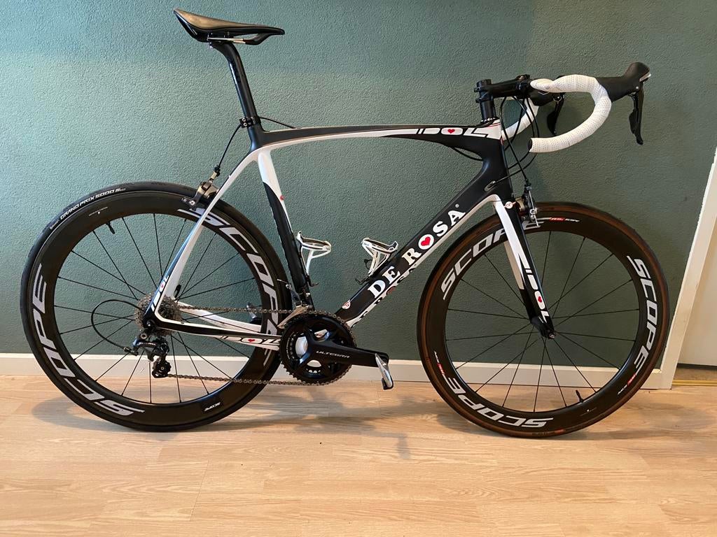 De Rosa Idol full carbon maat 59.5, Fietsen en Brommers, Fietsen | Racefietsen, Gebruikt, Carbon, 57 tot 61 cm, Meer dan 20 versnellingen