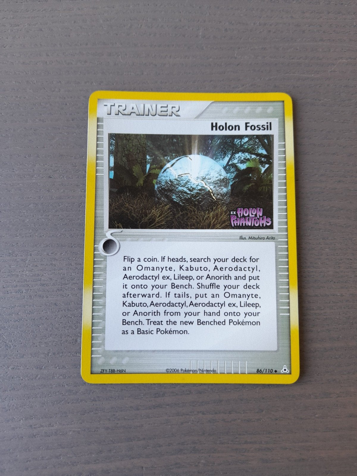 Holon phantoms 86/110 holon fossil reverse, Ophalen of Verzenden, Gebruikt, Losse kaart, Foil