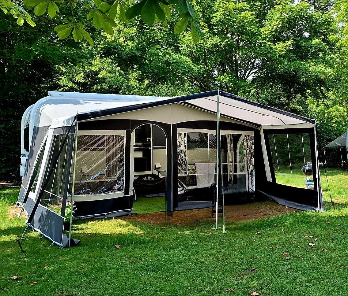 Dorema multinova Voortent met luifel maat 12, Caravans en Kamperen, Voortenten en Luifels, Ophalen