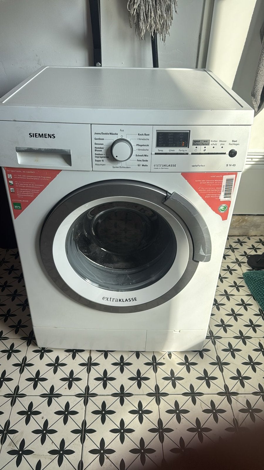 Siemens extraKlasse wasmachine - Goede staat, Ophalen, Gebruikt, Voorlader, Kort programma